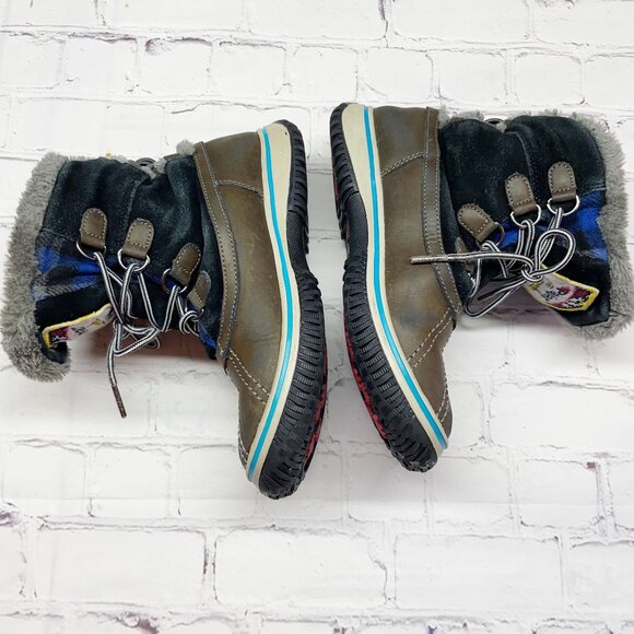 Pajar Canada Iceberg Faux Fur Waterproof Boot US Size 5 - 5.5 Black Brown Winter - Picture 6 of 12